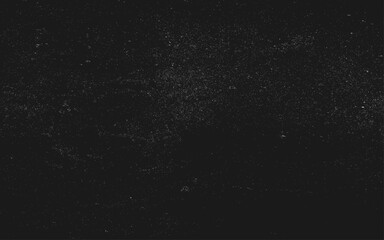Snow on black background. Flying dust particles on a black background. Night sky vector vector illustration - obrazy, fototapety, plakaty