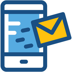 Mobile Message Vector Icon