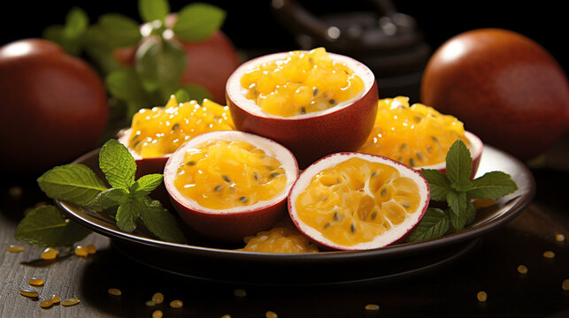Passion fruit image meal healthy