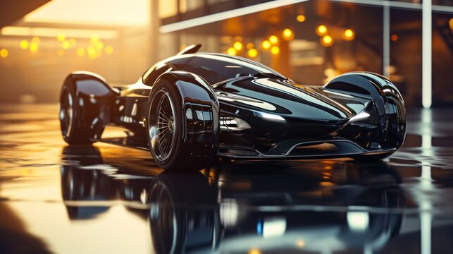 Futuristic Car: Speed & Innovation