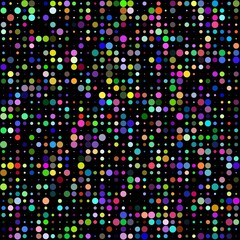 black and white dots