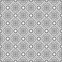 Abstract patterns.Abstract shapes from lines. Vector graphics for design. Black and white pattern.