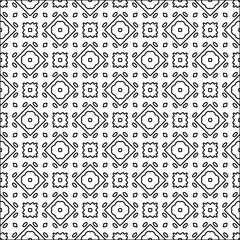 Abstract patterns.Abstract shapes from lines. Vector graphics for design. Black and white pattern.