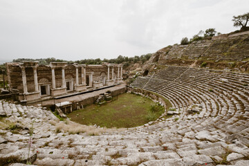 Ancient Theater at  Nysa Ancient City 