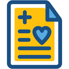 Ecg Report Vector Icon