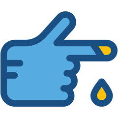 Finger Bandage Vector Icon