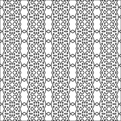 Abstract patterns.Abstract shapes from lines. Vector graphics for design. Black and white pattern.