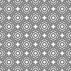 Abstract patterns.Abstract shapes from lines. Vector graphics for design. Black and white pattern.