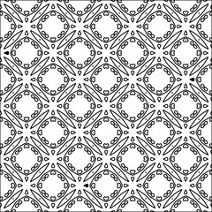 Abstract patterns.Abstract shapes from lines. Vector graphics for design. Black and white pattern.