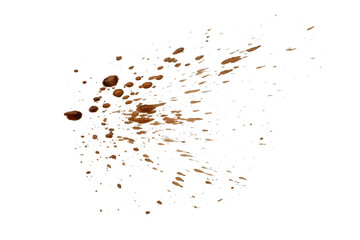  mud splash isolated transparency background.