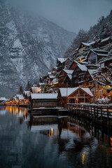 Hallstatt. Austria. Alps. Winter.
​