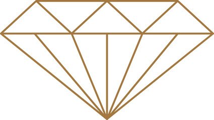 Linear Diamond Icon