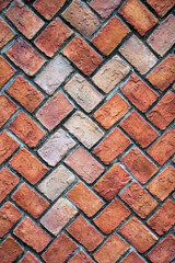 red brick wall