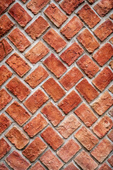 red brick wall