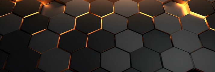 3D Render Minimal Hexagon Background, Hexagon, Geometric, Abstract
