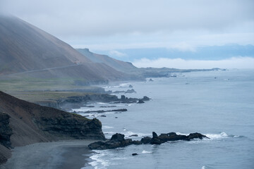 iceland coast landscape