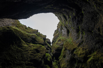view of the cave