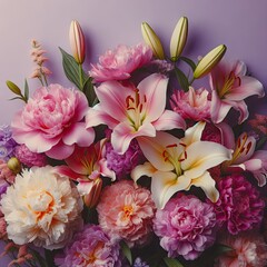 Obraz na płótnie Canvas bouquet of flowers 