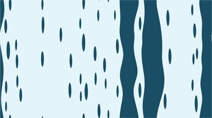 Vector geometric illustration. Raindrops falling rain, vector illustration. Rain drop pattern background vector. Creative background. Seamless. - obrazy, fototapety, plakaty