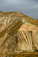 Angular unconformity of Gorafe, in the Granada Geopark.