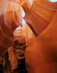 Antelope Canyon, Slot Canyon, Page, Coconino, Arizona, United States