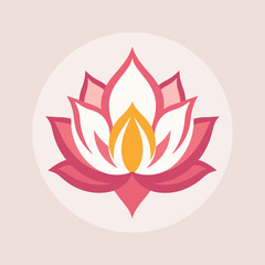 Icon of a pink lotus flower