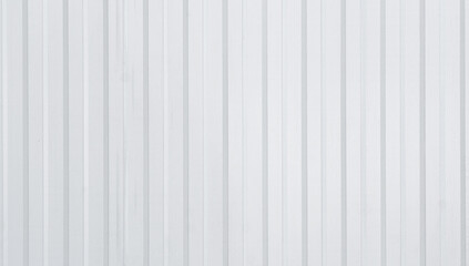 White color corrugated metal zinc sheet texture background for design art work and pattern,...