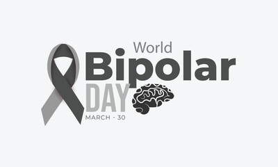 World Bipolar Day. background, banner, card, poster, template. Vector illustration.