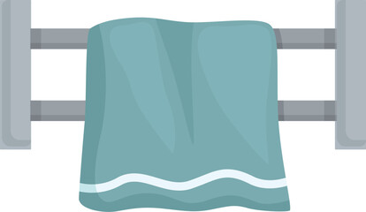 Interior towel dryer icon cartoon vector. Warmer coil. Water metal