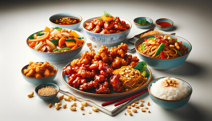 image of a selection of Chinese dishes