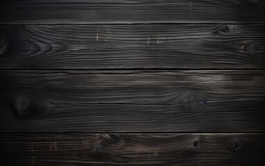 Black wooden empty planks background.