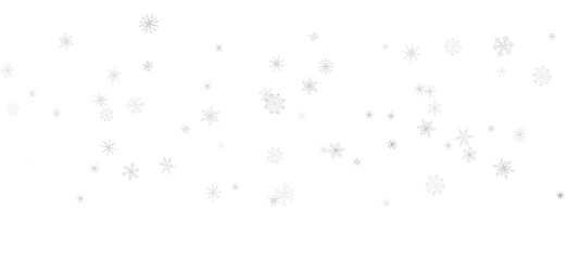 Winter christmas sky with falling snow