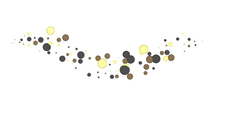 Radiant Revelry: Dynamic 3D Illustration of a Radiating gold Confetti Celebration