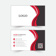 modern and clean professional business card template