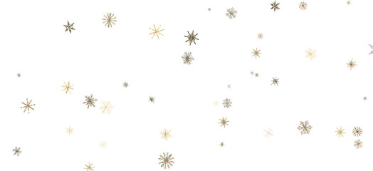 Snowflakes - Christmas background design of snowflake and snow falling in the winter 3d illustration