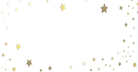 Twinkling Christmas Trail: Exquisite 3D Illustration of Falling Festive Starry Traces