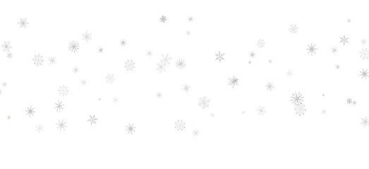 Snowflakes - Christmas background design of snowflake and snow falling in the winter 3d illustration