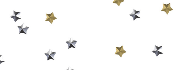 Celestial Extravaganza: 3D Illustration Captures the Beauty of Falling Stars