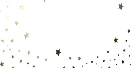 Twinkling Christmas Trail: Exquisite 3D Illustration of Falling Festive Starry Traces