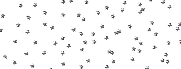 Descendant Christmas Constellations: Mind-Blowing 3D Illustration of Falling Festive Star Patterns