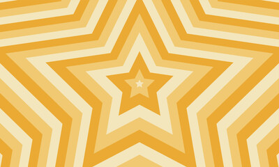 Groovy retro starburst vector background