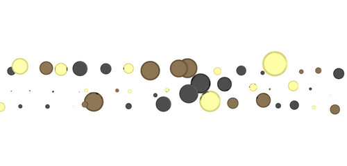 Shimmering Bliss: Mesmeric 3D Illustration Depicting Glistening gold Confetti