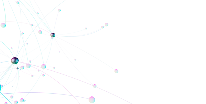 Abstract digital background of points and lines. Glowing plexus. Big data. Network or connection.