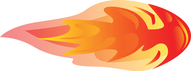 Fire game fiction icon cartoon vector. Laser beam. Energy ray bolt