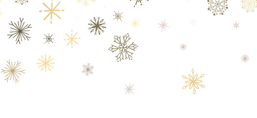 Snowflake Symphony: Magnificent 3D Illustration Showcasing Falling Holiday Snowflakes in Harmony