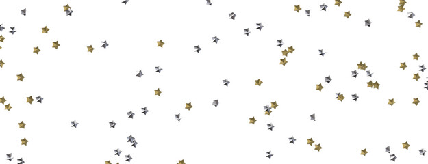 XMAS Stars - Festive christmas card. Isolated illustration white background. -