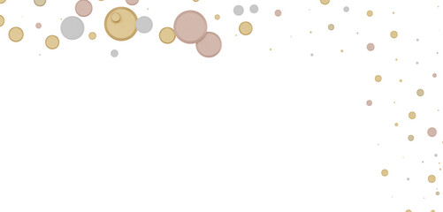 Shimmering Bliss: Mesmeric 3D Illustration Depicting Glistening gold Confetti