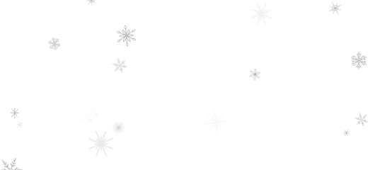 Festive Snow Drift: Captivating 3D Illustration of Descending Christmas Snowflakes