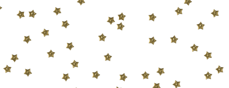 XMAS Stars - Festive christmas card. Isolated illustration white background. -