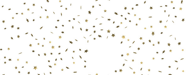 Plummeting Christmas Sparkles: Captivating 3D Illustration of Descending Holiday Star Glitters - obrazy, fototapety, plakaty